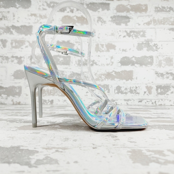 New Call it Spring Silver Angelic Heeled Sandal C60 - Picture 5 of 12